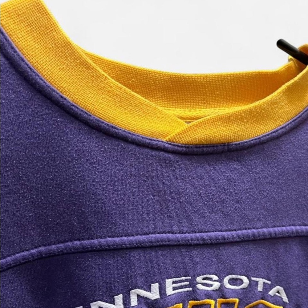 90’s Men’s Lee Sport Minnesota Vikings Football Sweatshirt XL - Picture 5 of 7